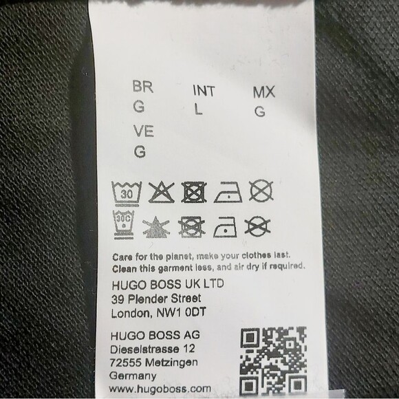 EUC BOSS X NFL Men's Pique Cotton Miami Dolphins Punter Polo Black/Aqua Size L - Picture 16 of 16